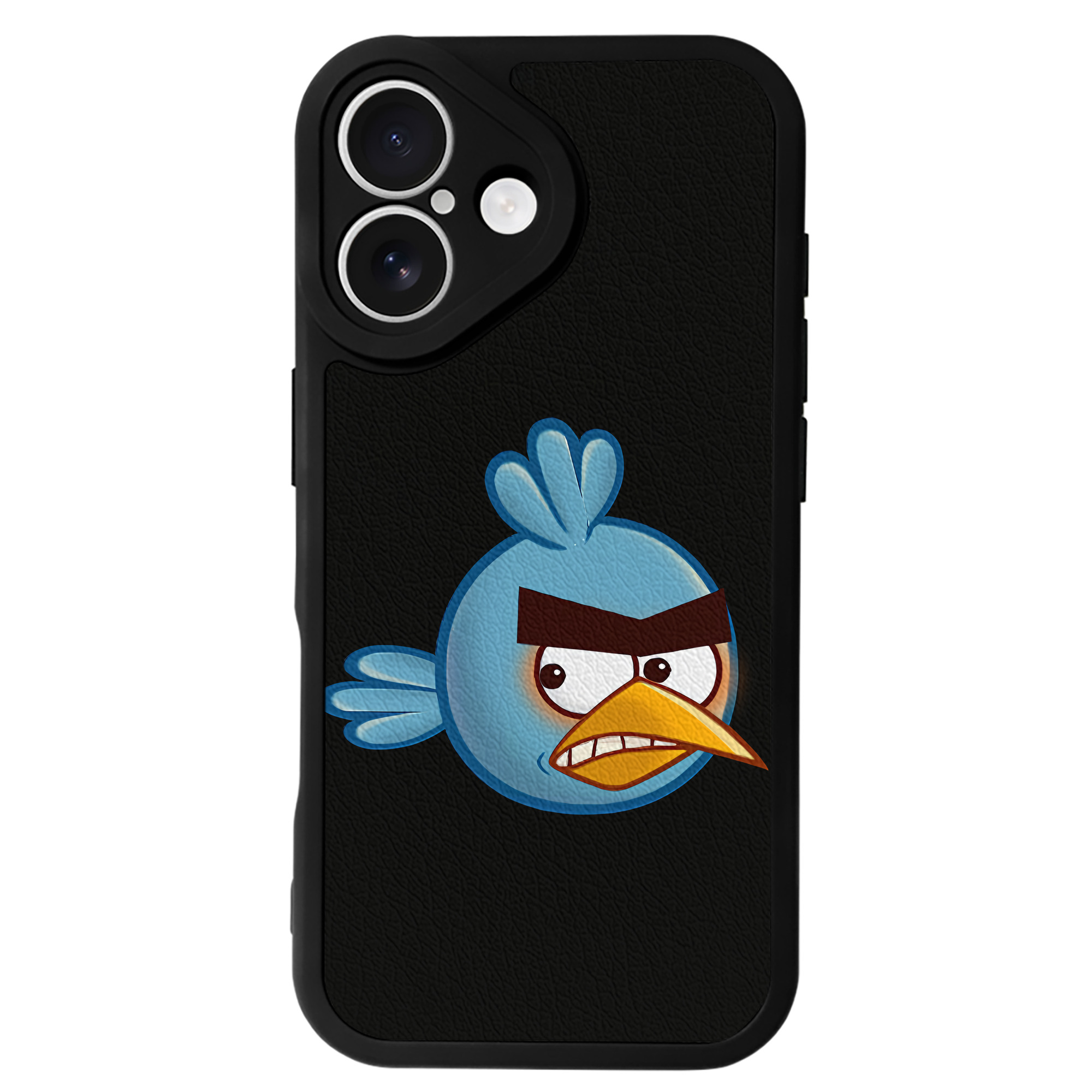 （画像用） Angry Birds アングリーバード 【iPhone 16シリーズ対応】シリコンスマホケース（レザー調） 材質：シリコン